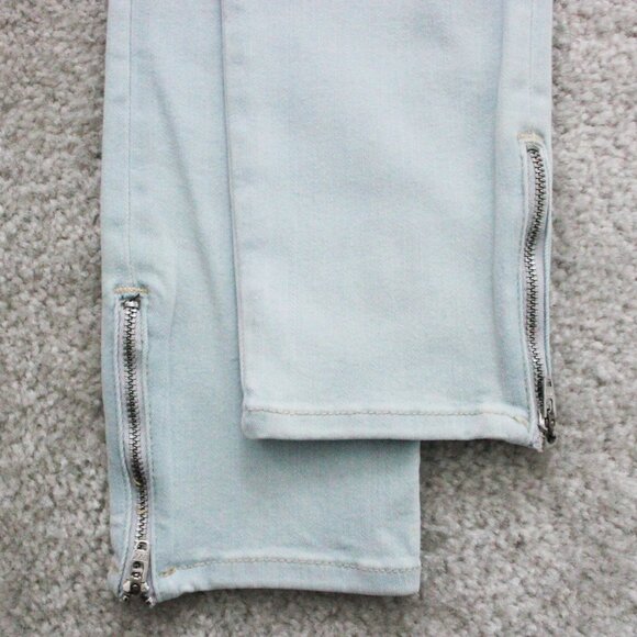 NEW 7 for All Mankind UHR High Rise Light Wash Skinny Ankle Denim Jeans, Size 26 - Picture 10 of 11